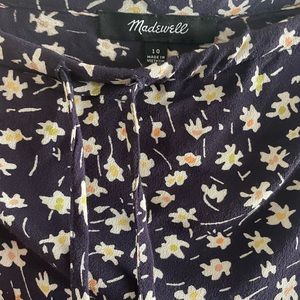 Madewell Floral Mermaid Flowy Midi Skirt